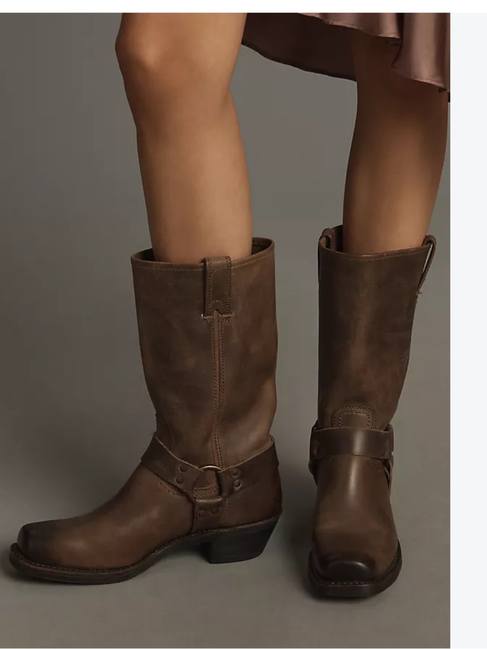 Frye Harness 12R Distressed Boots